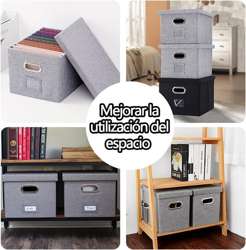 Colgante Archivero Expandible Oficio De Lino Color Gris