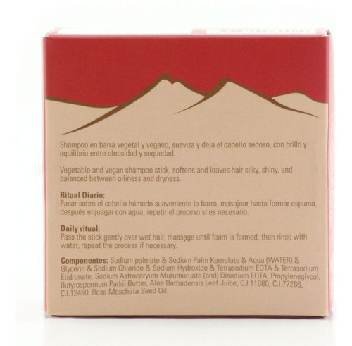 Ain Vegan Shampoo Sólido Cabello Seco Sustentable Vegano