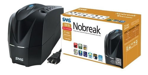 Nobreak Sms Bivolt 700va Para Pc Tv Ps3 Ps4 Xbox 360 One
