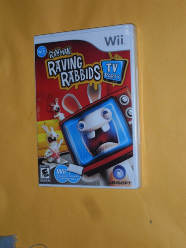 Nintendo Wii Ubisoft Rayman Raving Rabbids: Tv Party