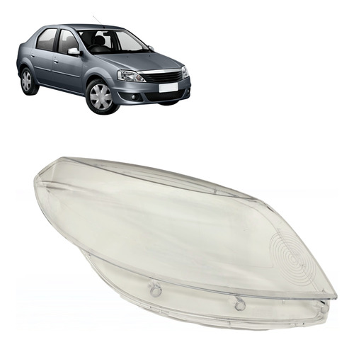 Lente De Optica Acrilico P/ Renault Logan 2010/2013