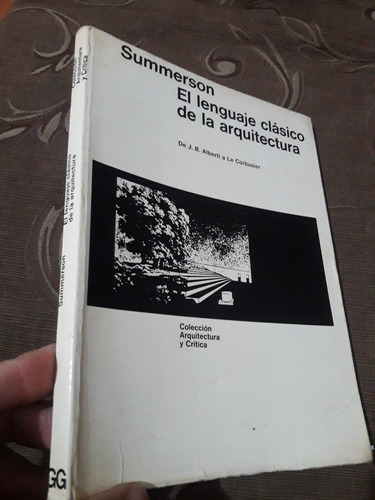 Libro El Lenguaje Clasico De La Arquitectura Summerson