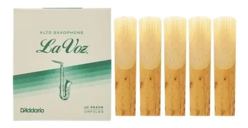 Kit Com 5 Palheta La Voz Para Sax Alto (escolha A Numeração)
