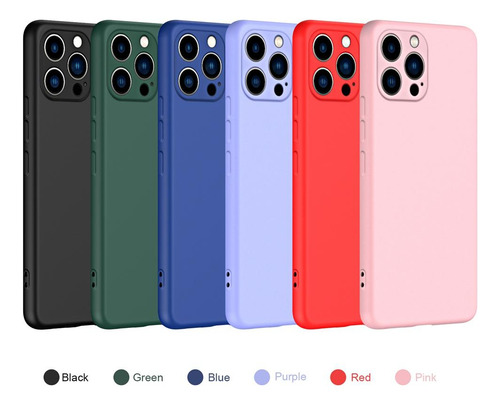 Tapa Trasera Para iPhone 14 Plus 13 12 11 Pro Max Xr 7 8 14