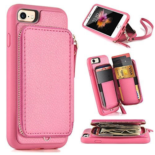 Para iPhone 8 Funda De Cartera, Para iPhone 7 Funda Con Sopo