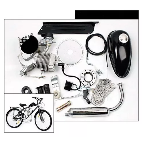 Kit Motor Para Bicicleta 80cc Bicimoto Transporte Moto 5ta G