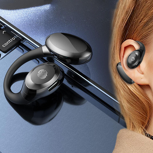 2 Auriculares De Una Sola Oreja,, Con Gancho Para La Oreja,