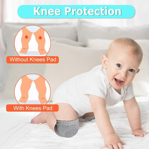 Protector De Cabeza Para Bebé Y Rodilleras Para Gatear D