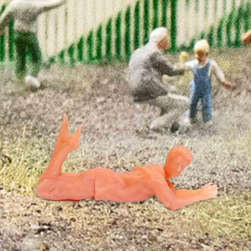Figuras De Diorama, Layout Em Miniatura, Meninos Da Escala S