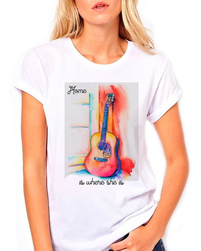 Remera Guitarras V Modelos Unicas