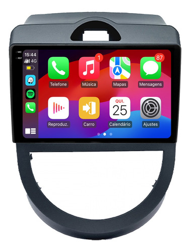 Multimidia Kia Soul 09/11 9p Android Carplay 4/64gb + Ré