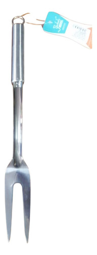 Tenedor Para Carne Pincho Asado Acero Inoxidable Dos Dientes