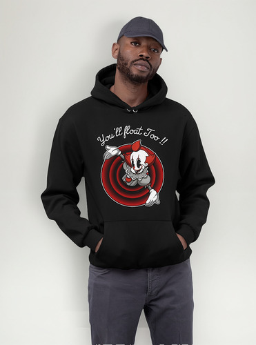 Sudadera Unisex Halloween Estampado Vintage Payaso It/eso