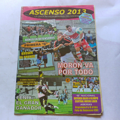 Revista Ascenso 2013 739 Moron Ituzaingo 