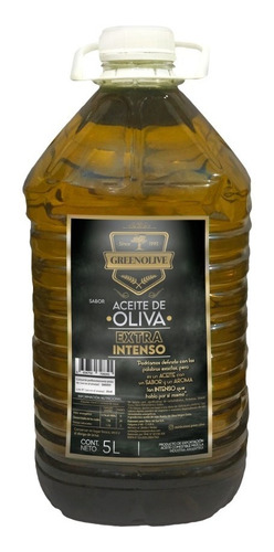 Imagen 1 de 4 de Oliva Green Olive Sabor Extra Virgen Intenso X5lts