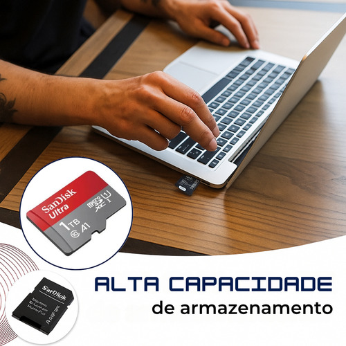 Cartão De Memória Micro Sd 1 Tb Sandisk Ultra Classe 10