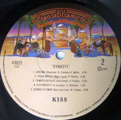 Kiss - Dynasty Lp