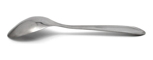 Colher Para Servir Arroz Em Aço Inox Cabo Prateado