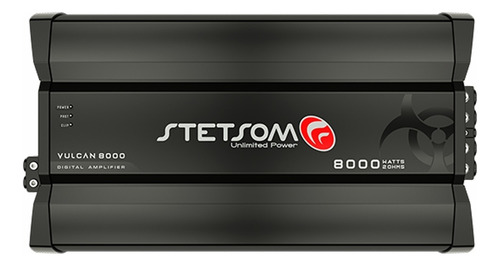 Modulo Amplificador Stetson Vulcan 8000w Rms 2ohms 1 Canal