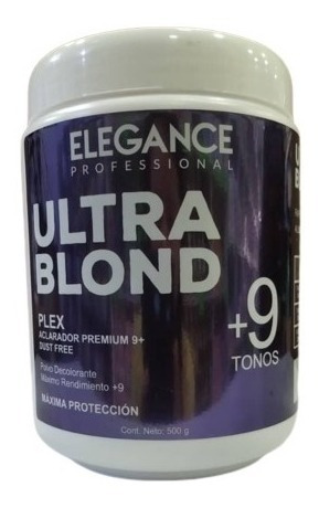 Decolorante Elegance Con Olaplex Aclara 9 Tonos 500g