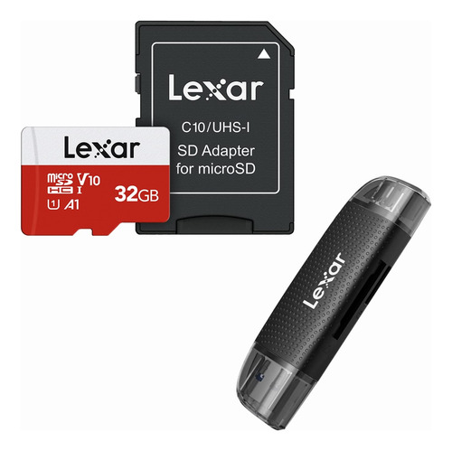 Lexar Lector Tarjeta Micro Sd 32 Gb Memoria