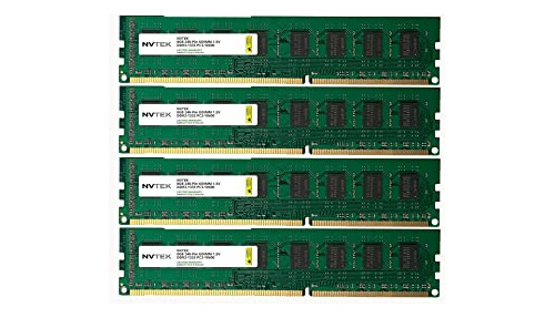 Computadora Udimm Nvtek De 32 Gb (4 X 8 Gb) Ddr3-1600 Pc3-12