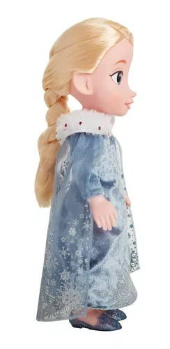 Boneca Disney Elsa Frozen Original Articulada Vinil 30cm Acompanha Olaf 8cm  Brinquedo Crianças Detalhes Desenhos Flocos De Neve No Vestido Azul Selo  Inmetro Bonecas Brinquedos Mimo Toys