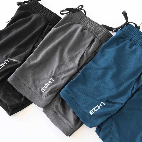 Imagen 9 de 10 de Short Deportivo Correr Elástico Corto Sexy Moda Echt Diag G