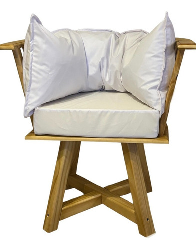 Sillon Gervasoni Almoh Asiento Y Respaldo Impermeable C Color Blanco Diseño De La Tela Liso