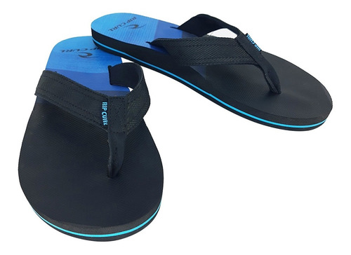 Imagem 3 de 5 de Chinelo Masculino Rip Curl Ripper Azul E Preto