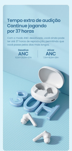 Imagem 3 de 9 de Fone Bluetooth Cancelamento De Ruído Haylou Moripods Anc