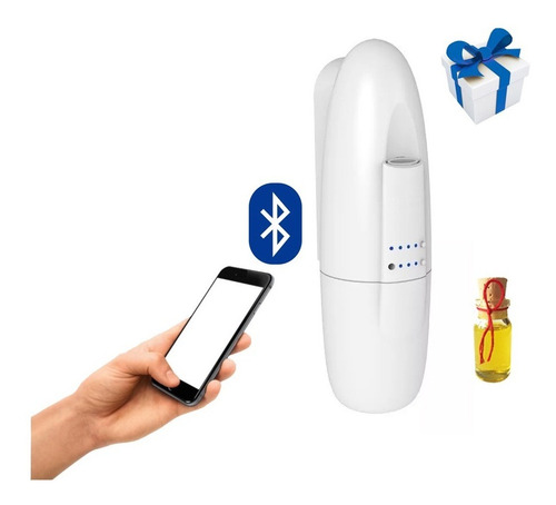 Imagen 5 de 9 de Difusor Aromaterapia Bluetooth Ejecutivo + Aceite + Regalo