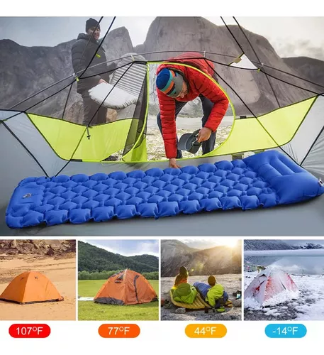 Colchoneta Camping 1 Plaza Adkar Cama Inflable Portatil Colchon Colchon  Inflable Colchoneta Camping Adkarshop