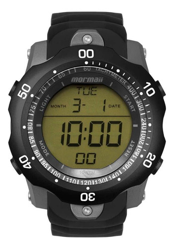 Relógio Masculino Digital Militar Mormaii Com Caixinha +