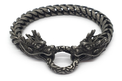 Pulsera De Acero Para Hombre Dragón 