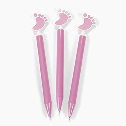 Bolígrafo - Pink Baby Feet Pens - Set Of 12 - Girl Gender Re