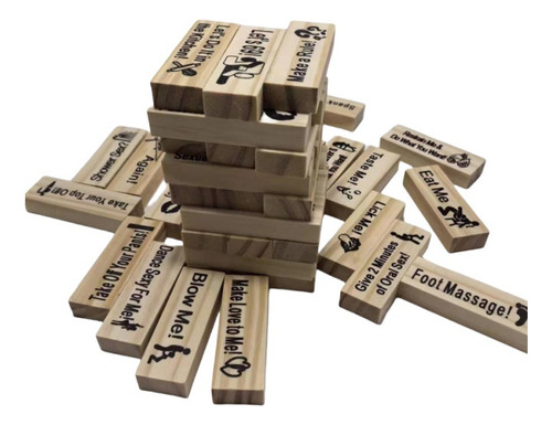 . Regalo Sexual For Parejas Adultas De Jenga-48 Piezas