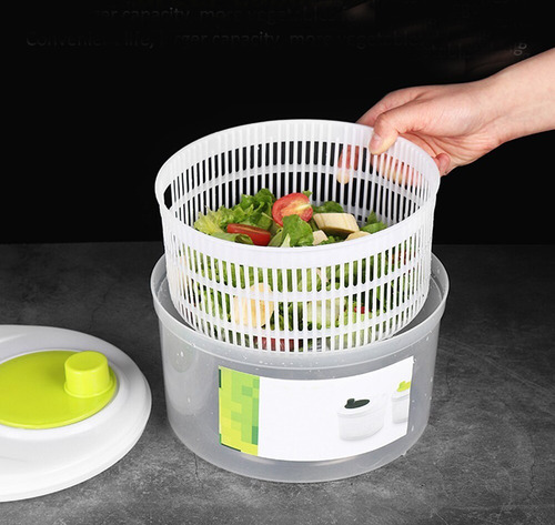 Escurridor Secador De Verduras Centrifuga Pettish Online