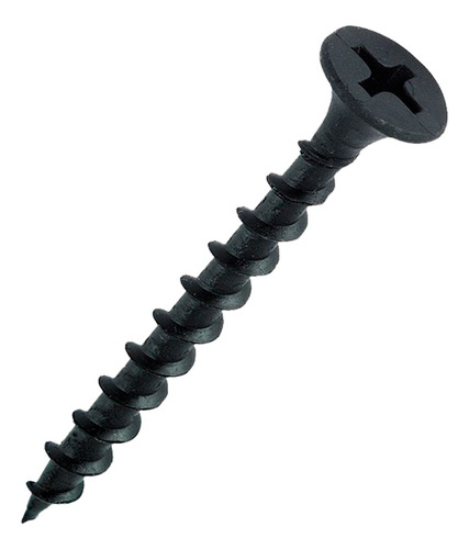 Tornillo Para Madera Autoperforante 6x3 Negro X 500 Uni.