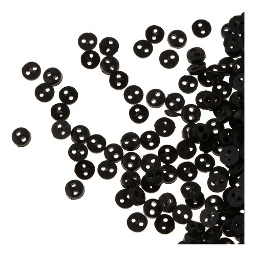 Juego De 900 Piezas 4 Mm 2 Agujeros Redondos Mini Botones