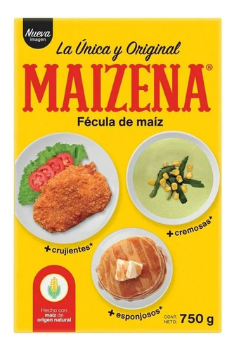 Fécula De Maíz Maizena Natural Regular 750 G