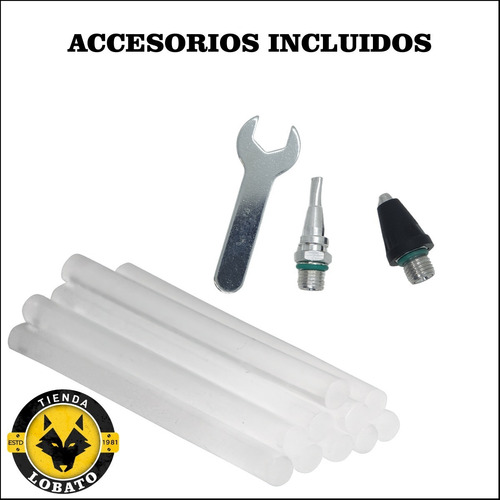 Imagen 6 de 10 de Pistolita Silicona Inalambrica Bateria 18v Cargador Einhell