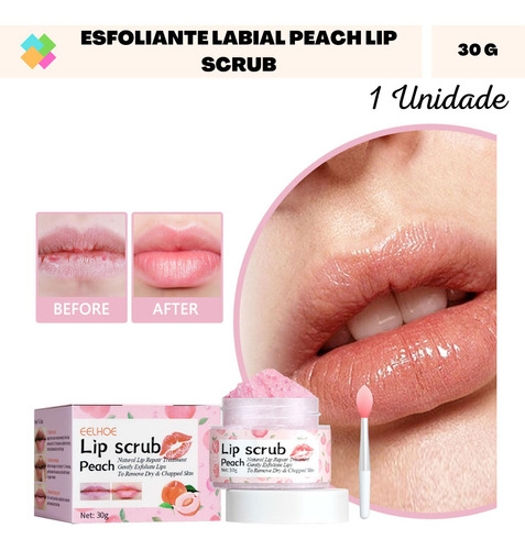 Esfoliante Labial Gel Lip Scrub Hidratante Imediato
