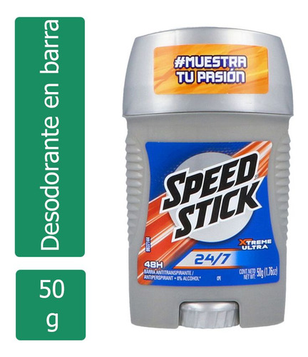 Desodorante Speed Stick Extreme Barra Con 50 G