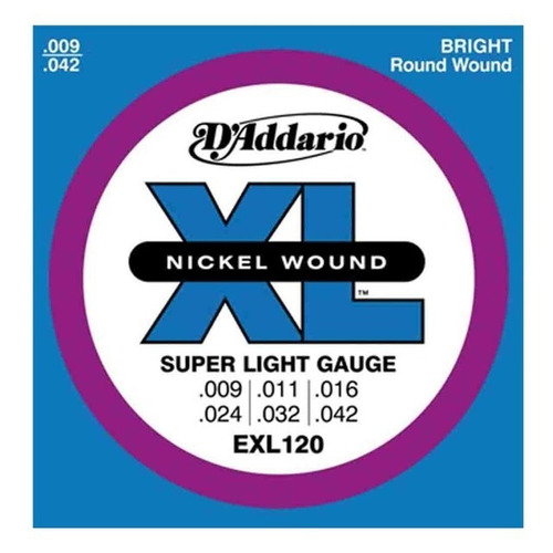 Cuerdas Para Guitarra Marca D'addario De Usa