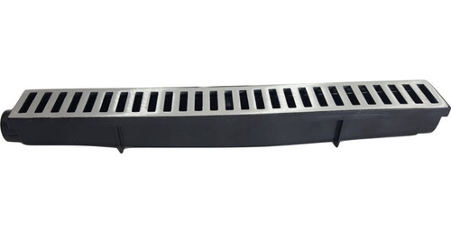 Ralo Linear Seca Piso 6x50 Cm Grelha Em Alumínio