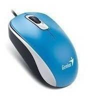 Mouse Genius Dx-110 Usb Azul Para Pc, Notebook Y Netbook