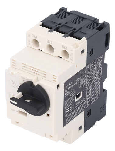 Disjuntor De Motor Térmico De 35 Mm Din Rail Mount Knob Trip