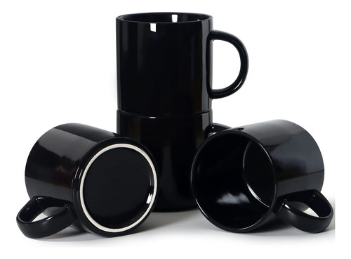 Smilatte M101 - Tazas De Cafe Apilables De 12 Onzas, Taza De