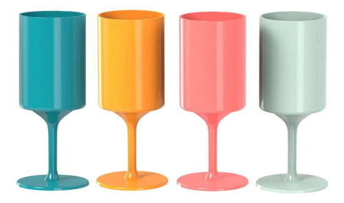 Knork Eco Party Bundle, Copa De Vino Al Aire Libre, Juego De